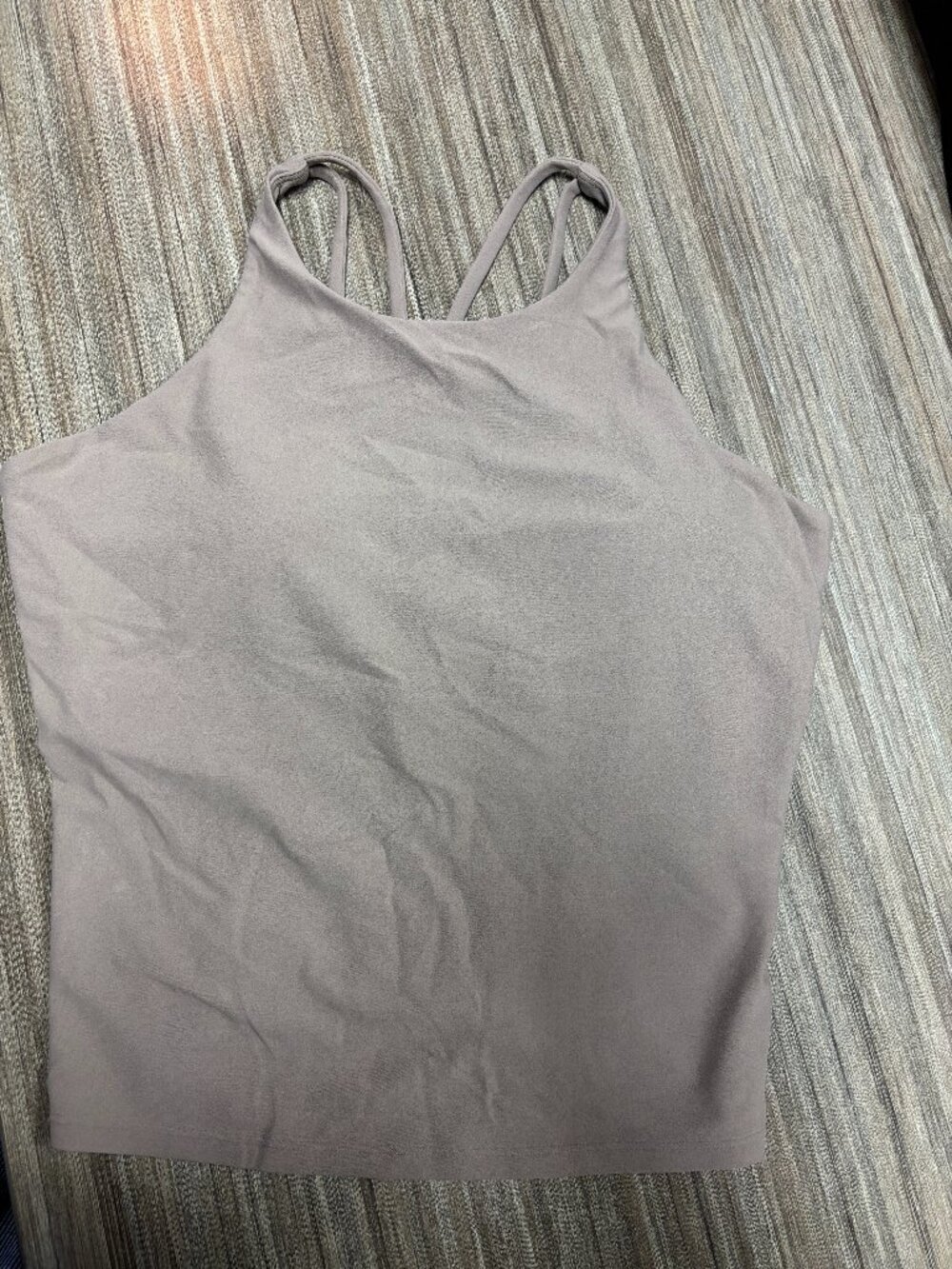 SPANXsmooth OnForm High Neck Shelf Tank Top Strappy Back NWOT L